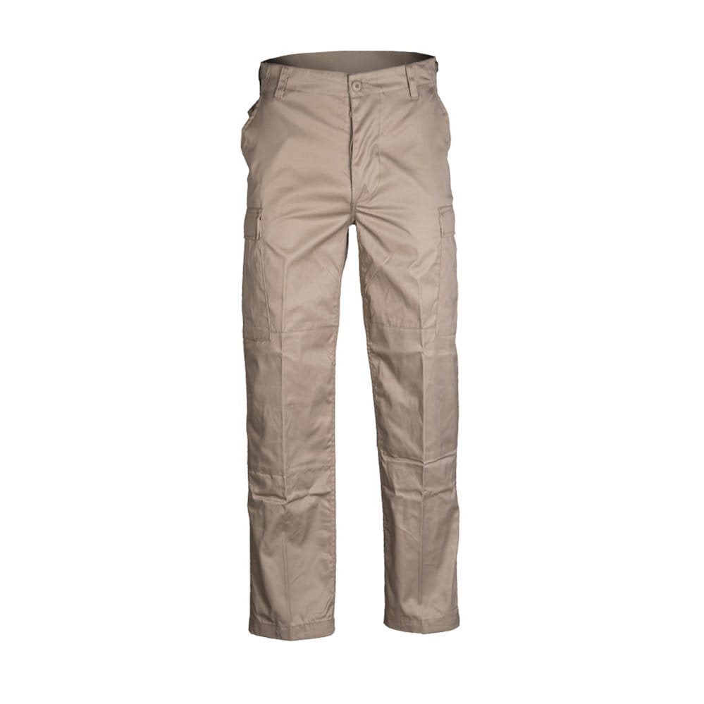 Pantalones BDU POLY KHAKI en camuflaje DPM, refuerzo en rodillas y bolsillos laterales