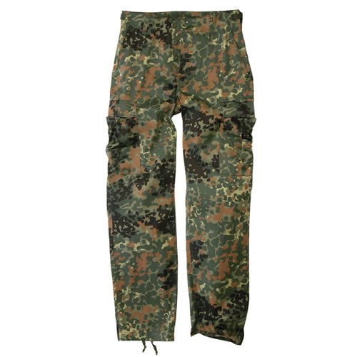 Pantalones US RANGER BDU Flecktarn, bolsillos cargo visibles