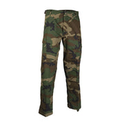 Pantalones BDU WOODLAND rip-stop con bolsillos cargo y refuerzos en rodillas