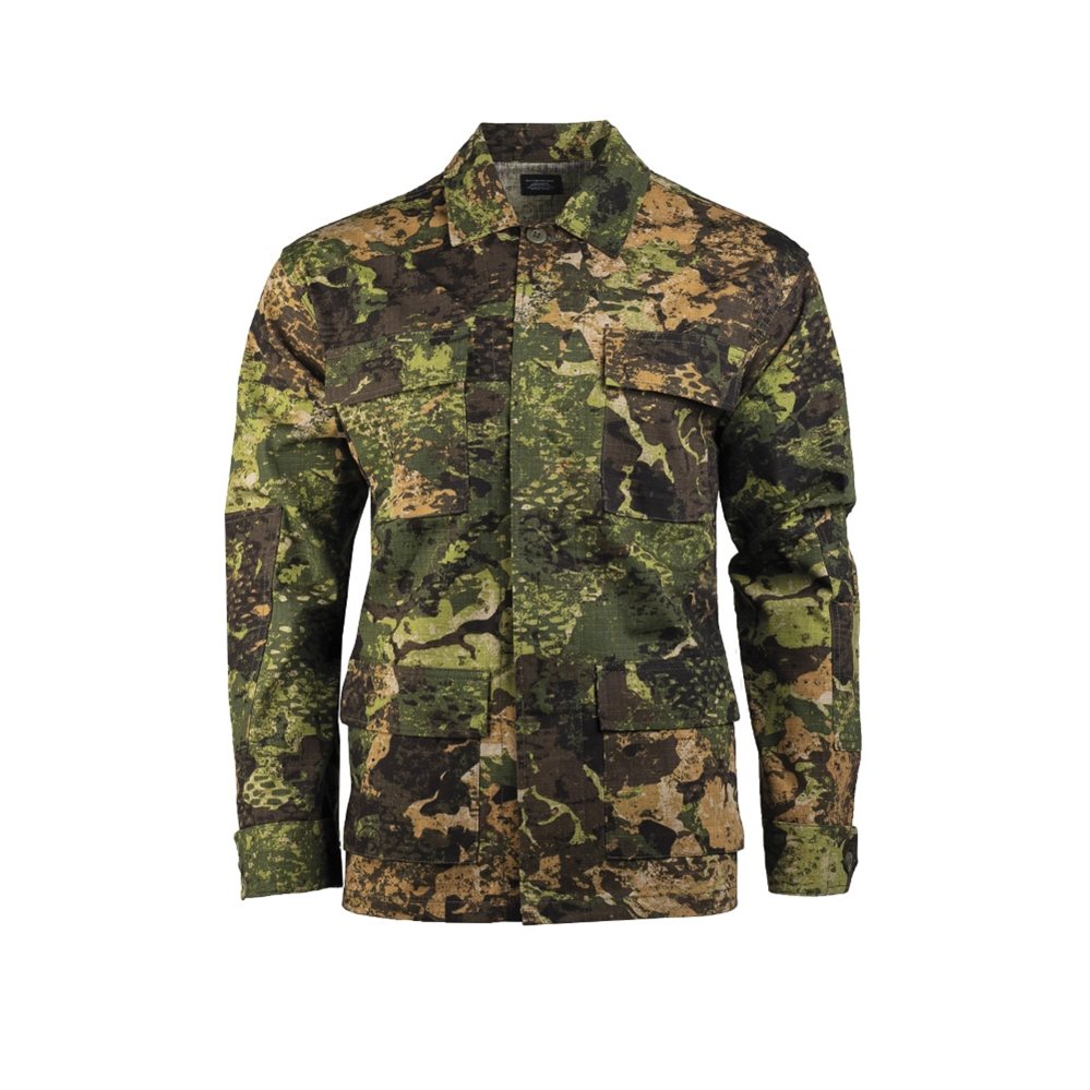 Blusa polní US tipo BDU rip-stop algodón 220 g/m2, cierre con botones y 4 bolsillos