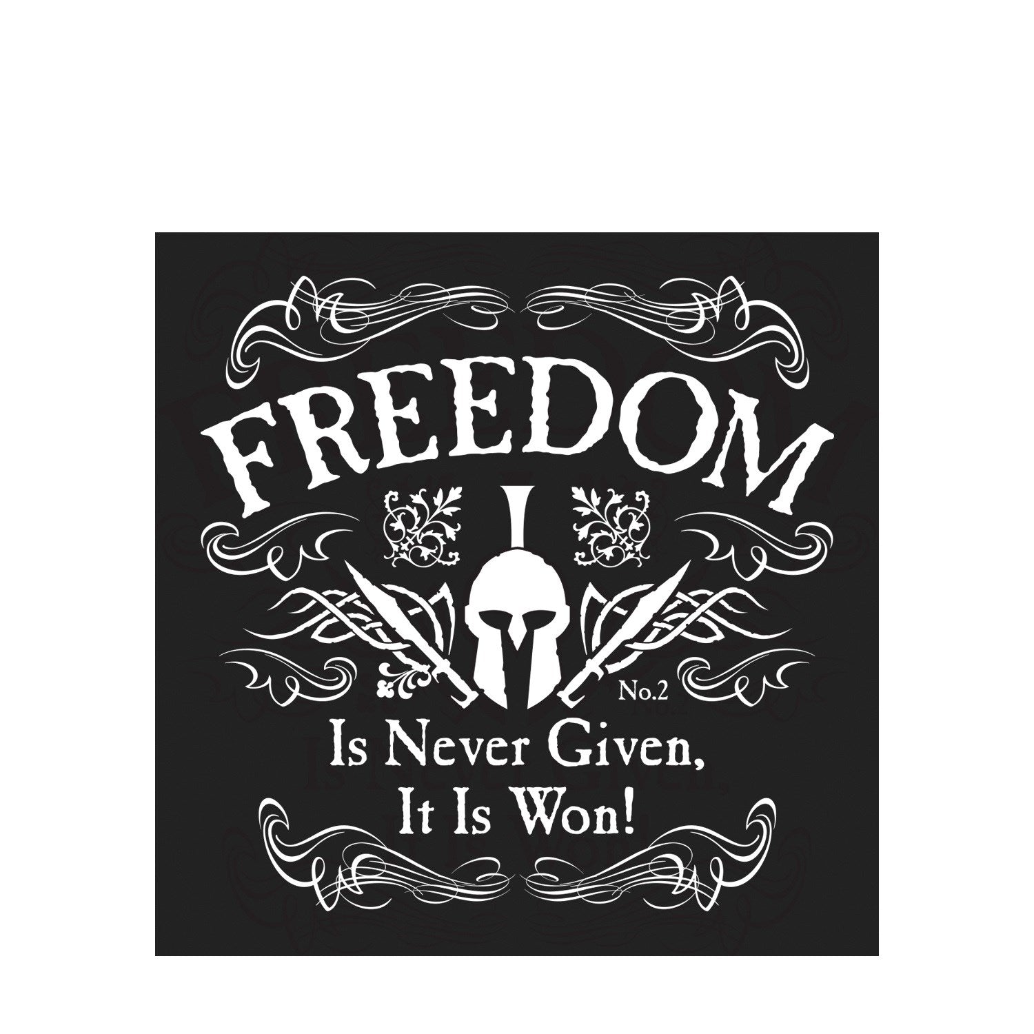 Camiseta ATHETIC FIT FREEDOM manga corta negra