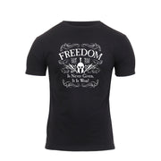 Camiseta ATHETIC FIT FREEDOM manga corta negra