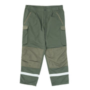 Pantalones para mecánico aeronáutico verdes con franjas reflectantes (ID 1188871)