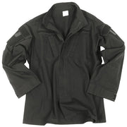 Chaqueta militar tipo ACU rip-stop negra 100% algodon