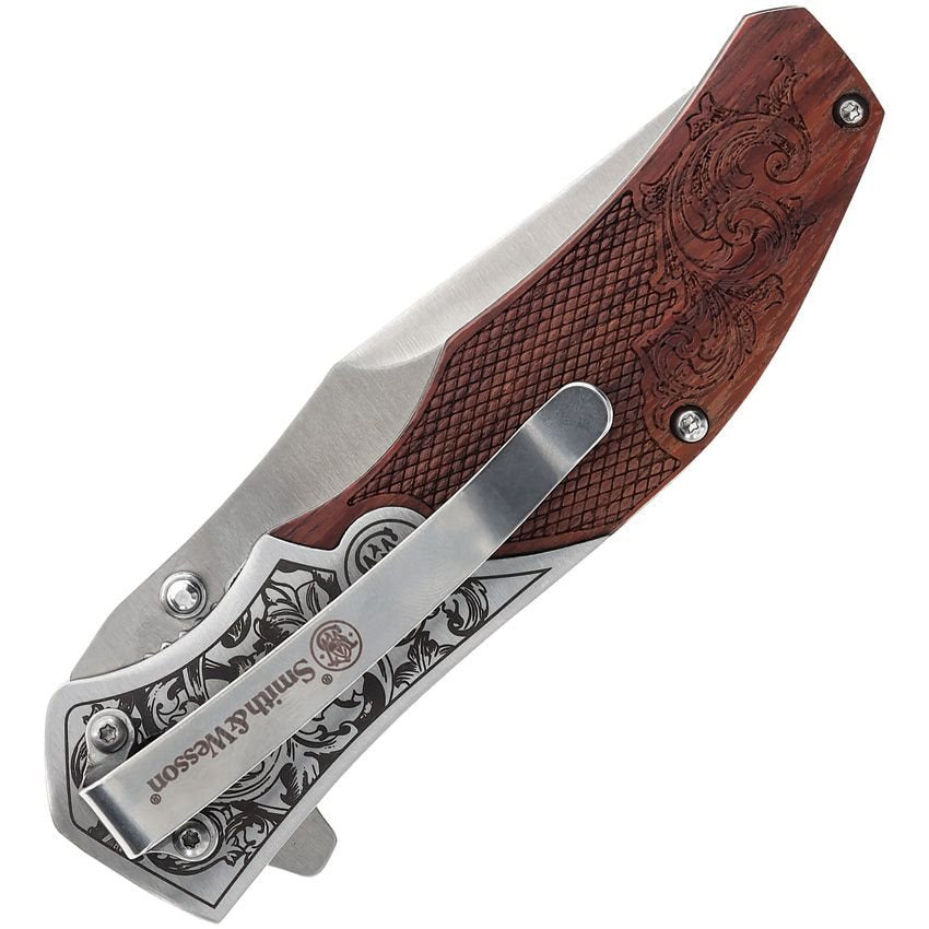Navaja plegable UNWAVERED con hoja lisa 8,9 cm y cierre LinerLock