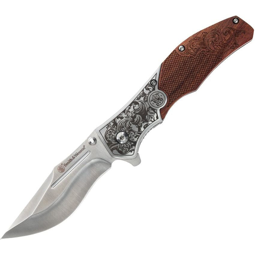 Navaja plegable UNWAVERED con hoja lisa 8,9 cm y cierre LinerLock