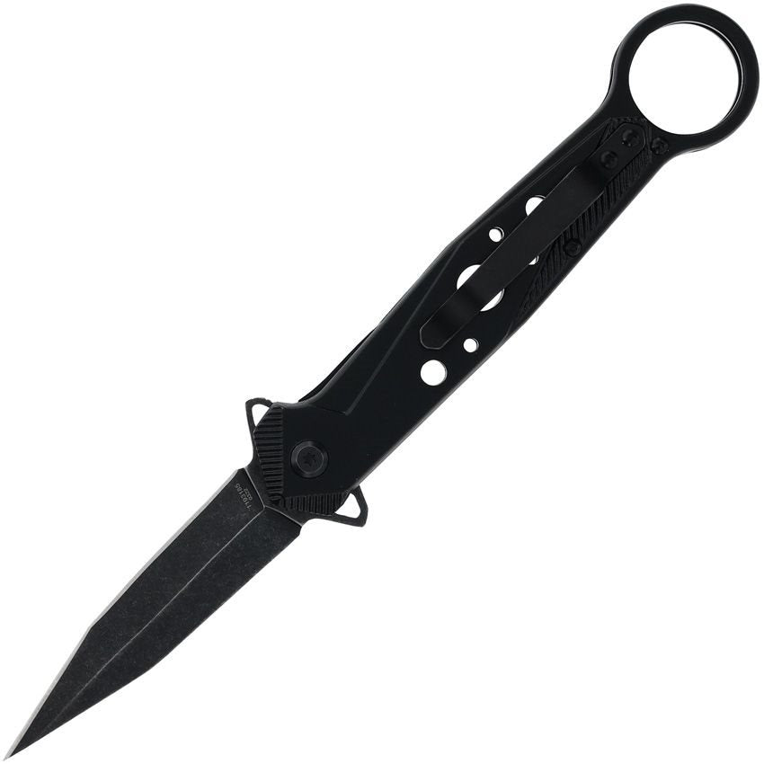 Daga plegable M&P con acabado negro en la hoja y bloqueo LinerLock