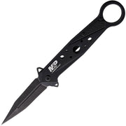 Daga plegable M&P con acabado negro en la hoja y bloqueo LinerLock