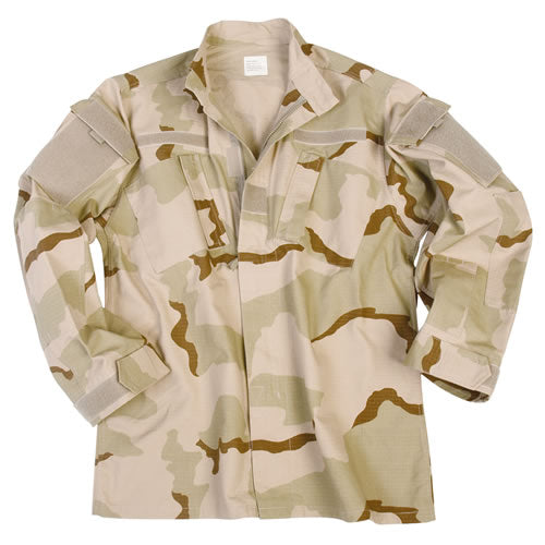 Chaqueta US tipo ACU rip-stop de campo, 100% algodón