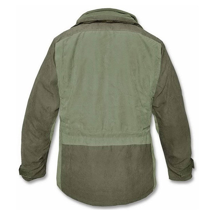 Chaqueta HUNTER de caza verde con forro polar, vista delantera del producto