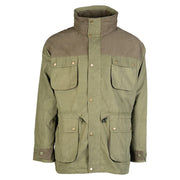 Chaqueta Hunter de caza verde con capucha integrada y cierre robusto (imagen del producto)