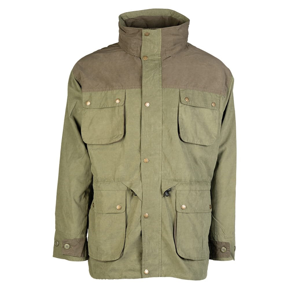 Chaqueta Hunter de caza verde con capucha integrada y cierre robusto (imagen del producto)