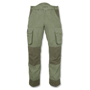Pantalones HUNTER verdes de caza, cortaviento e impermeables, con bolsillos laterales y en el muslo