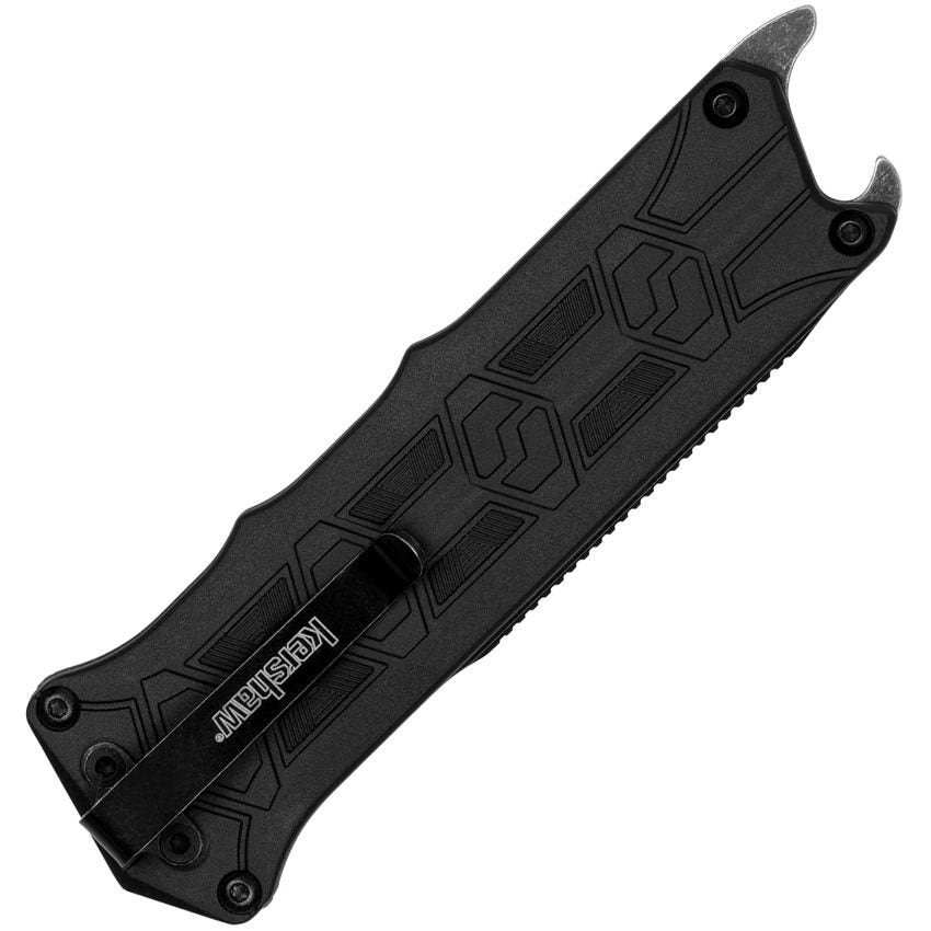 Navaja plegable INTERSTELLAR con extracción lateral y hoja tanto combinada