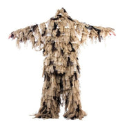Traje Ghillie OAK LEAF 3D DESERT: chaqueta, pantalón y sombrero en 100% poliéster