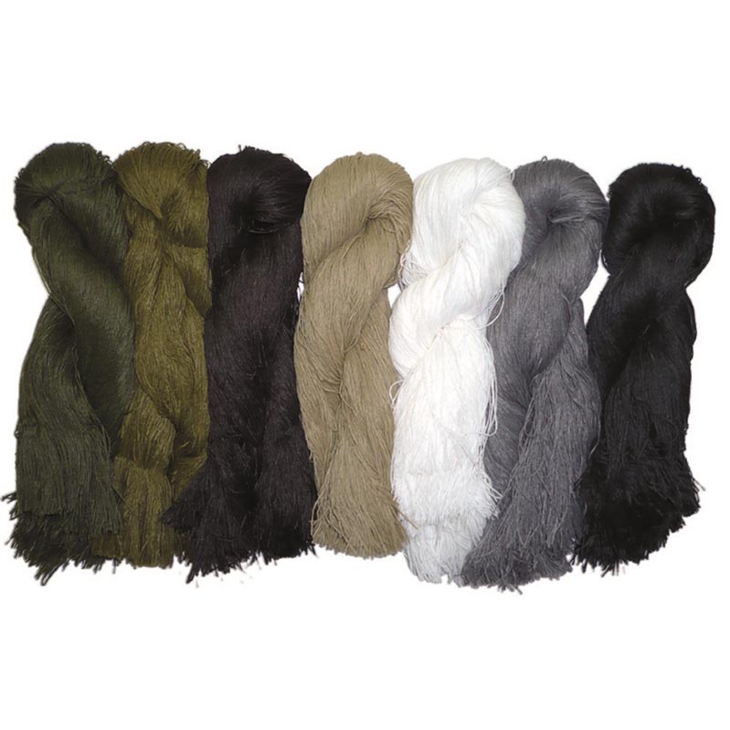 Flecos GHILLIE de camuflaje multicolor, 7 paquetes, 58 cm