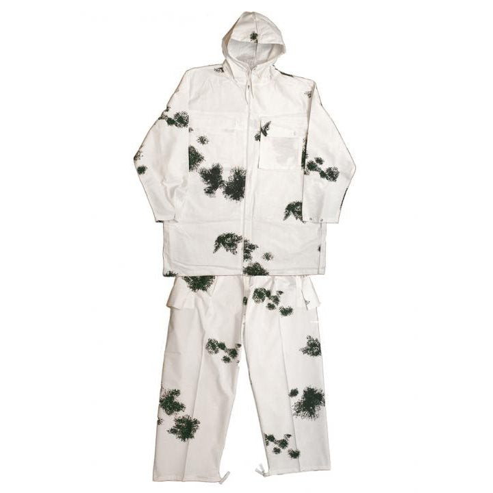 Traje camuflaje BW SNOW 2 piezas algodón, chaqueta con botones