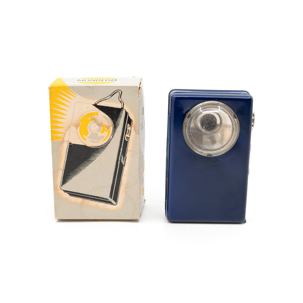 Linterna MONDEGO BOX-LAMP danesa original (1940-1950), pieza de colección