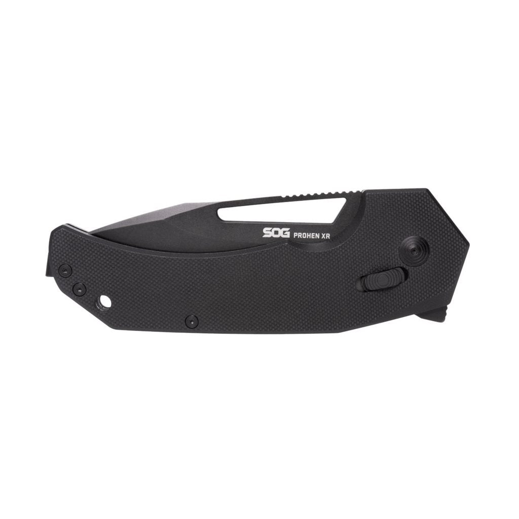 Cuchillo plegable PROHEN XR Mikkel Willumsen, hoja drop point negra en CRYO D2