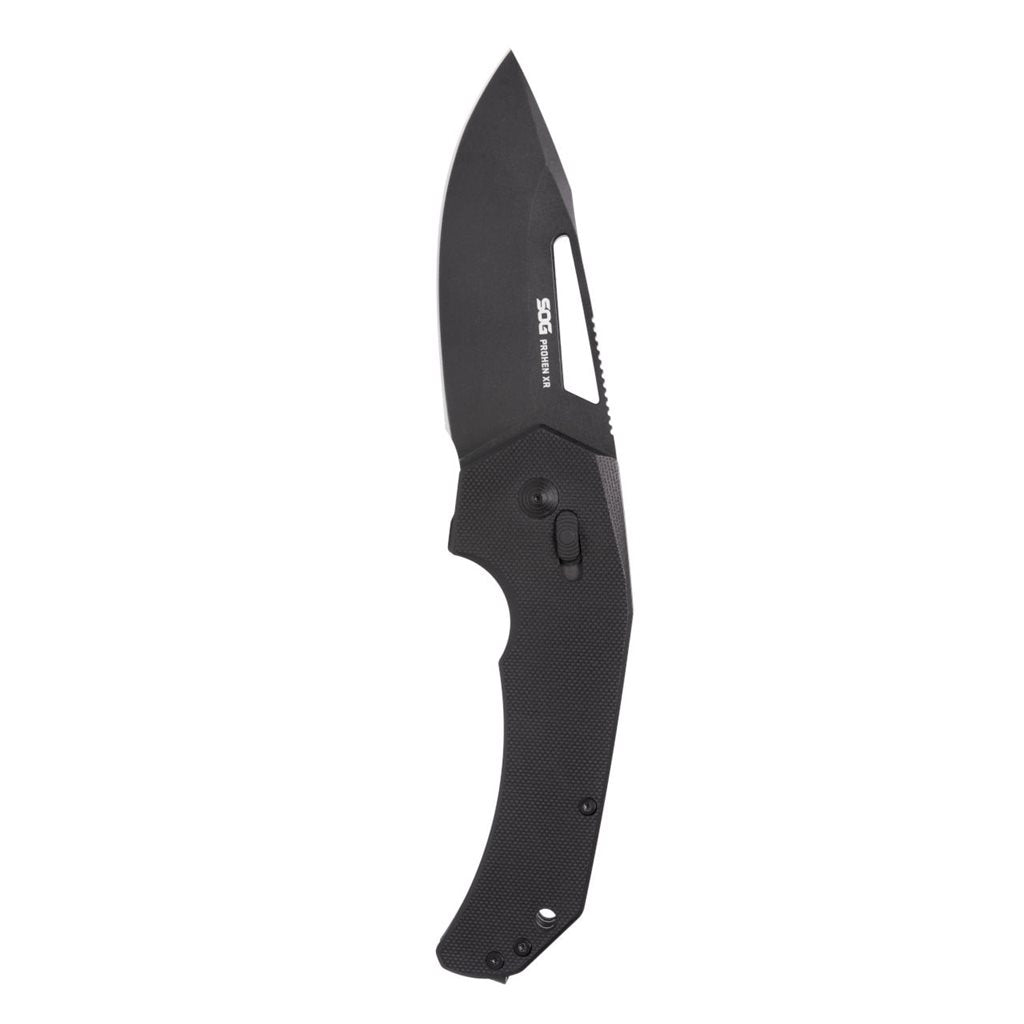 Cuchillo plegable PROHEN XR Mikkel Willumsen, hoja drop point negra en CRYO D2