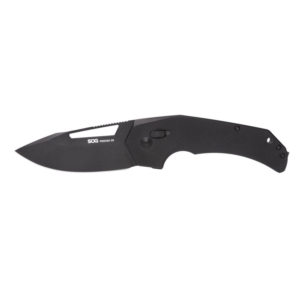 Cuchillo plegable PROHEN XR Mikkel Willumsen, hoja drop point negra en CRYO D2