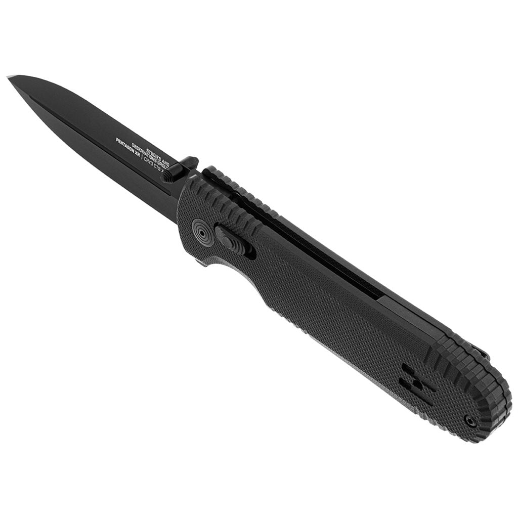 Navaja plegable PENTAGON XR BLACKOUT con hoja lisa CRYO CTS XHP y mango G10