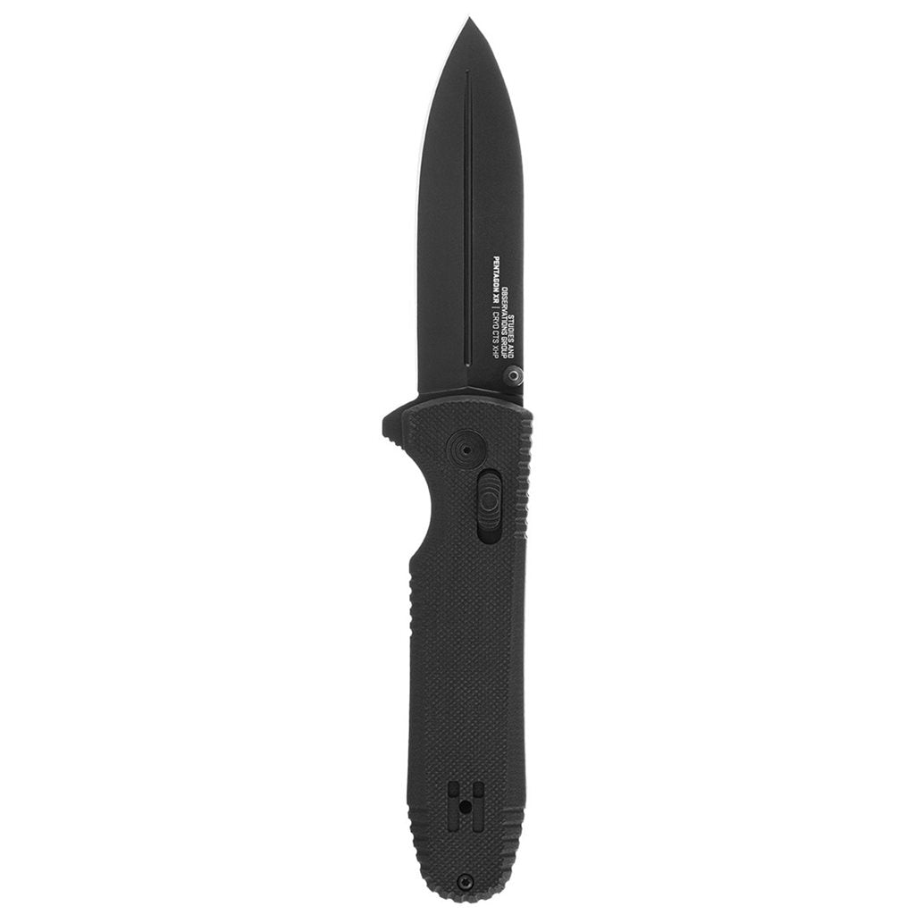 Navaja plegable PENTAGON XR BLACKOUT con hoja lisa CRYO CTS XHP y mango G10