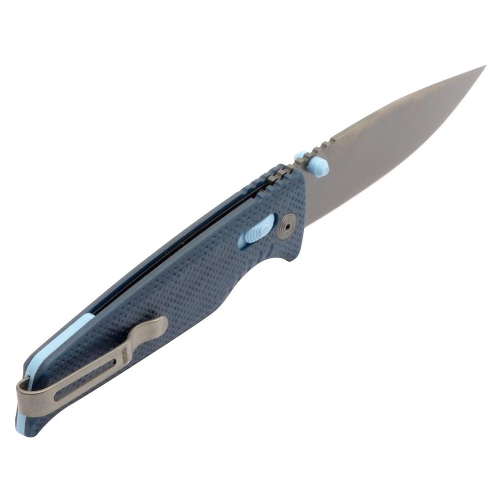 Navaja plegable ALTAIR XR Squid Ink con hoja drop point de acero CRYO 154CM y empuñadura GRN