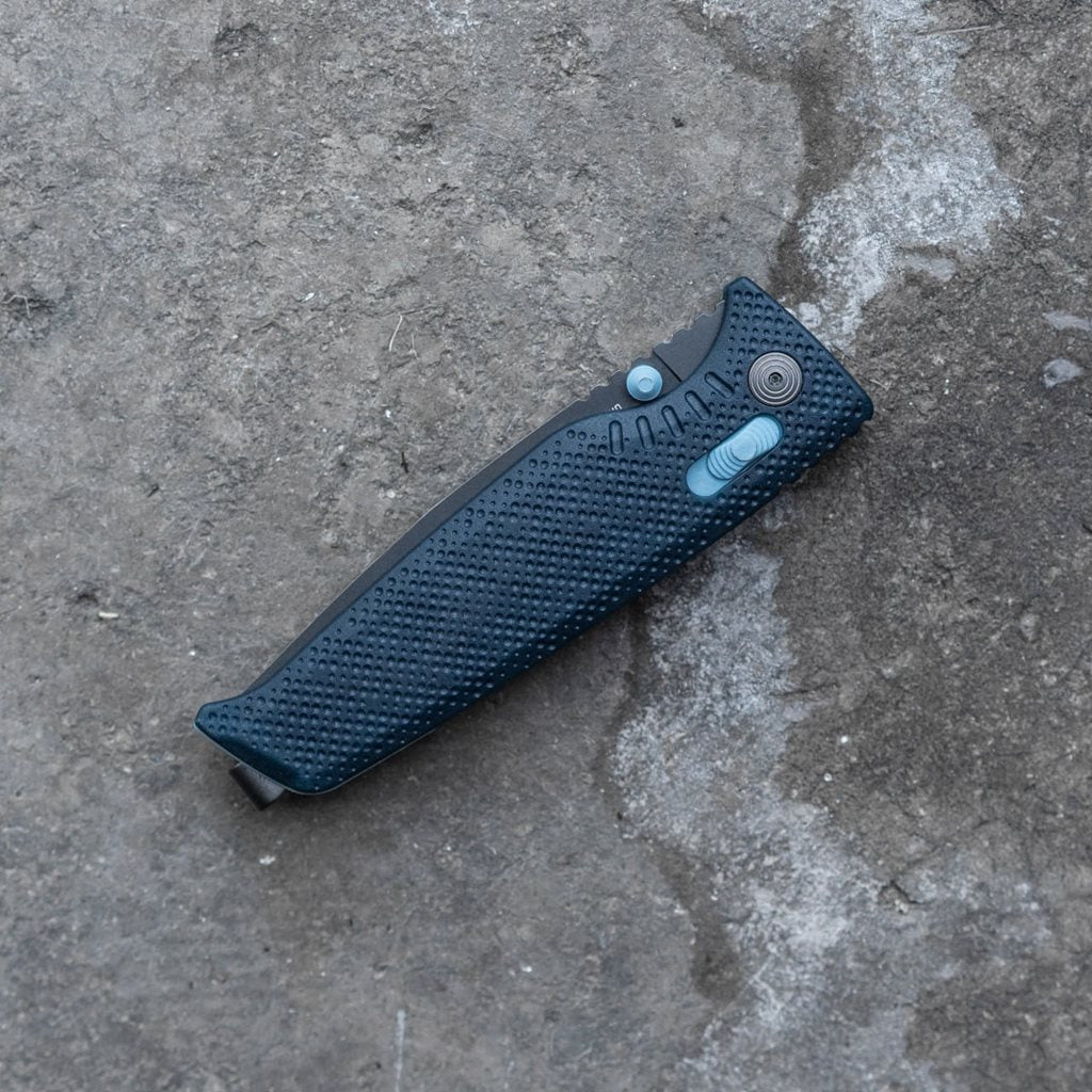 Navaja plegable ALTAIR XR Squid Ink con hoja drop point de acero CRYO 154CM y empuñadura GRN