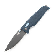 Navaja plegable ALTAIR XR Squid Ink con hoja drop point de acero CRYO 154CM y empuñadura GRN