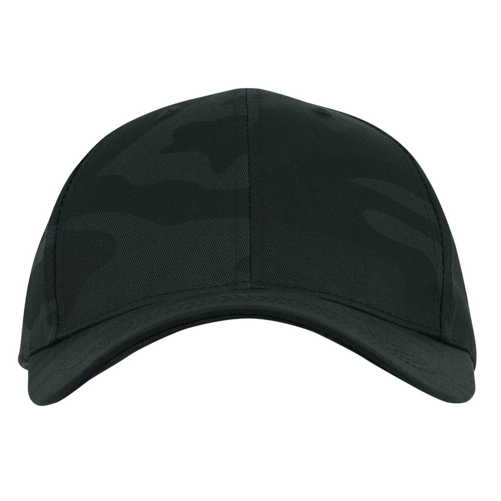 Gorra de béisbol de algodón de perfil bajo ajustable con cierre metálico