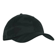 Gorra de béisbol de algodón de perfil bajo ajustable con cierre metálico