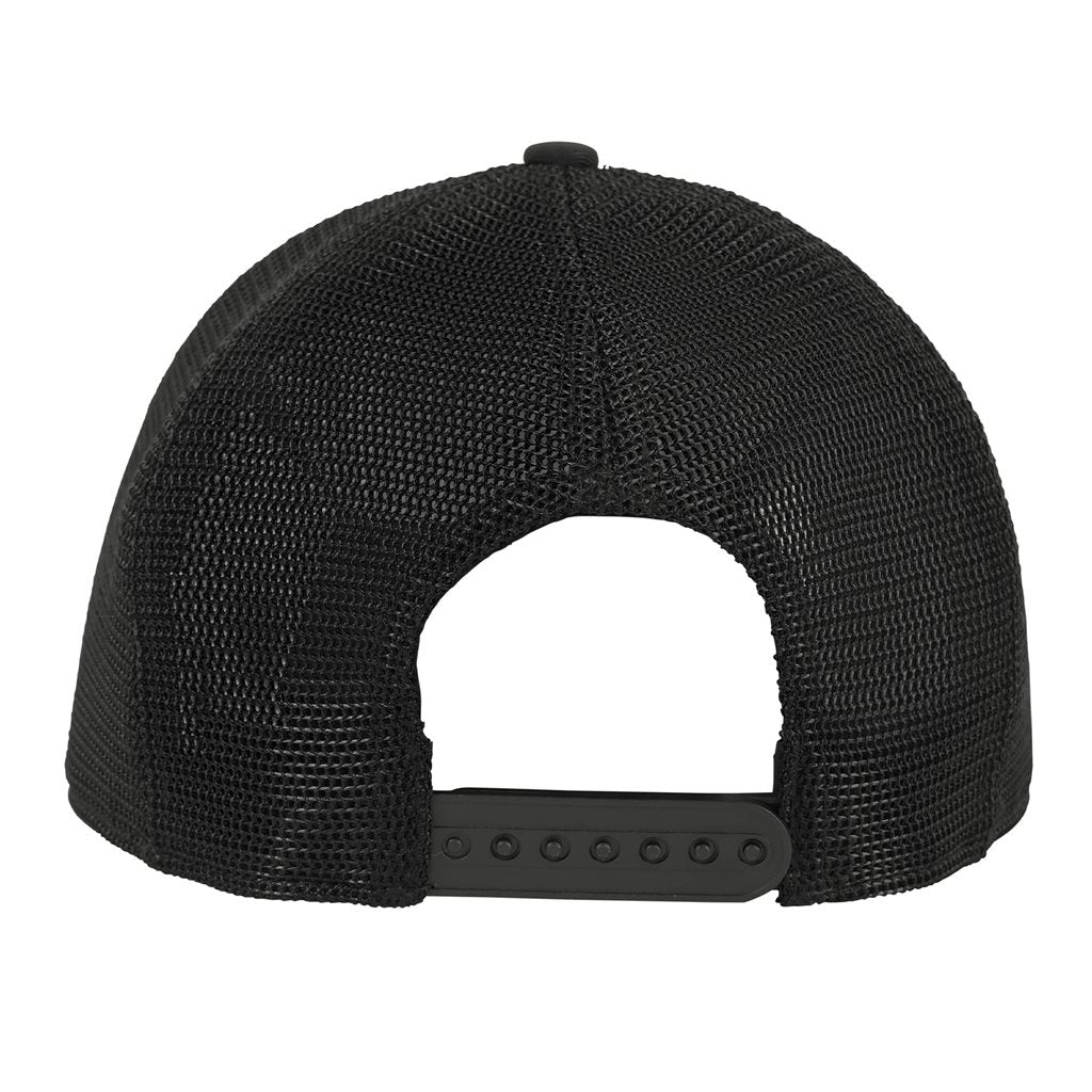 Gorra Trucker de malla con visera recta y rejilla trasera transpirable