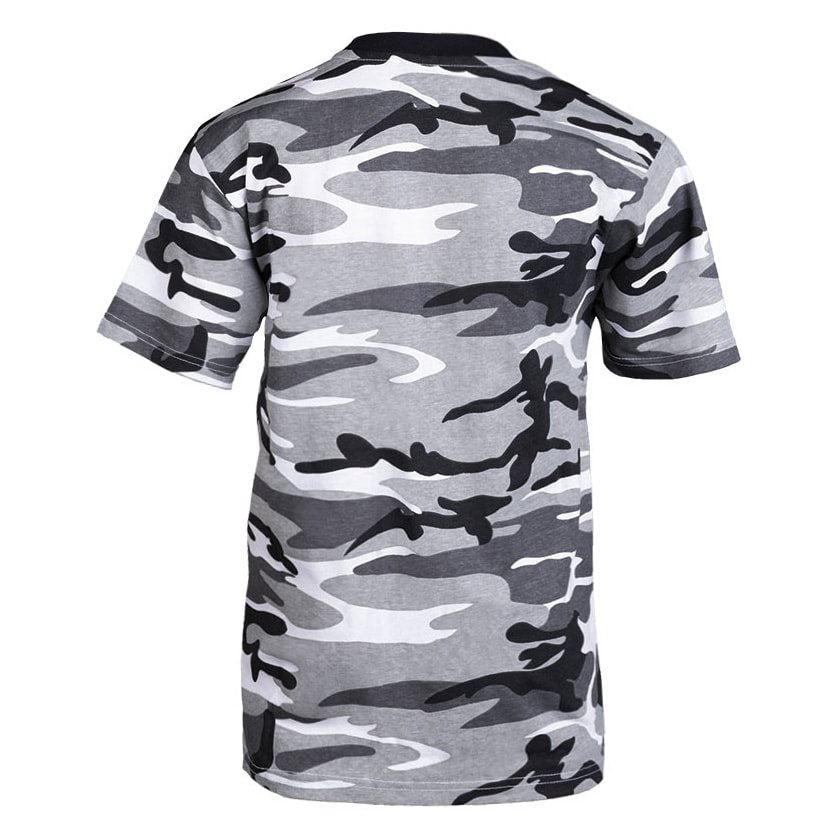 Camiseta infantil camuflaje urbano URBAN METRO, algodón, manga corta