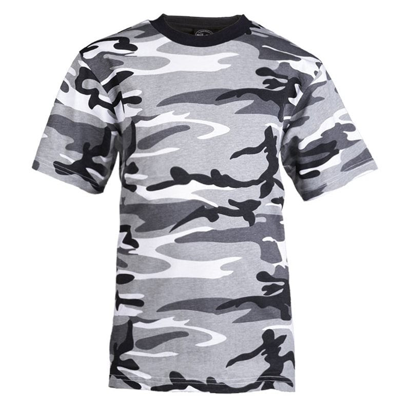 Camiseta infantil camuflaje urbano URBAN METRO, algodón, manga corta