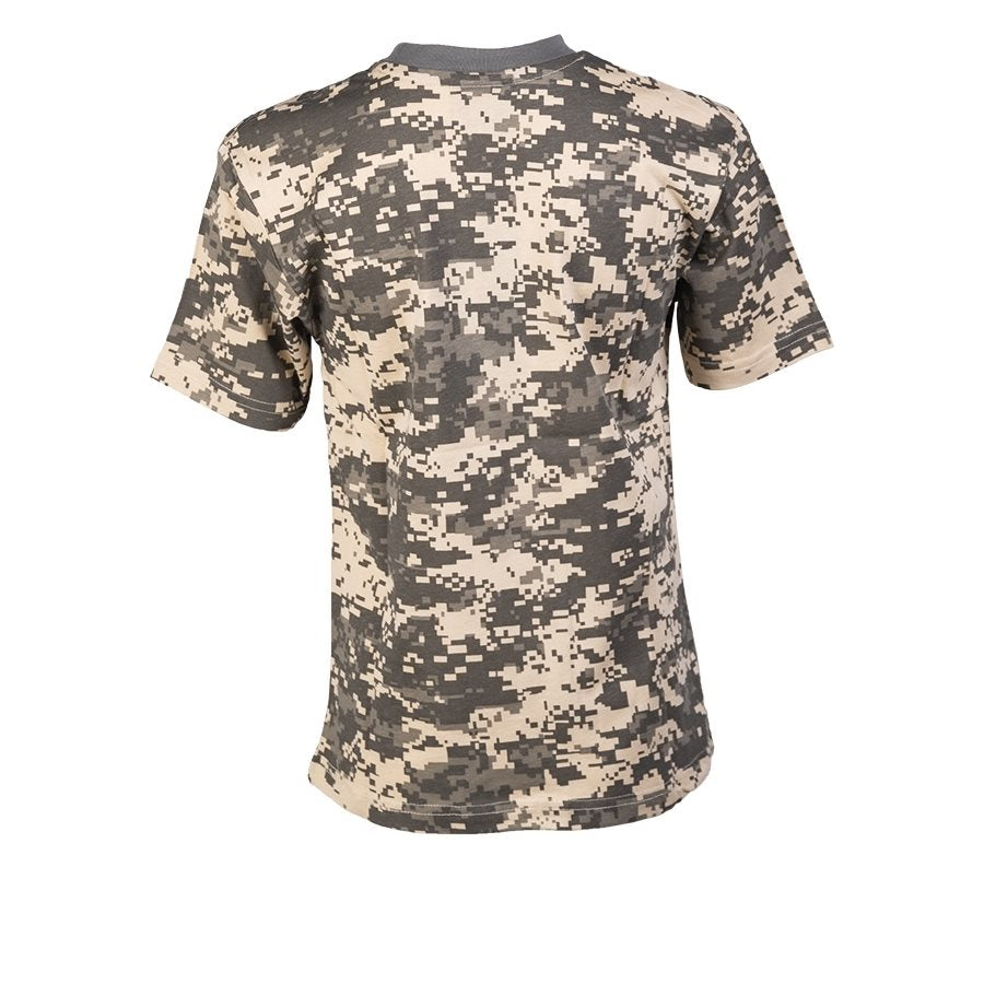 Camiseta infantil de algodón camuflaje AT-DIGITAL manga corta