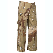 Pantalones infantiles RANGER US BDU con 2 frontales, 2 laterales y 2 traseros con solapa