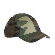 Gorra infantil tipo baseball camuflaje Woodland con visera y cierre ajustable