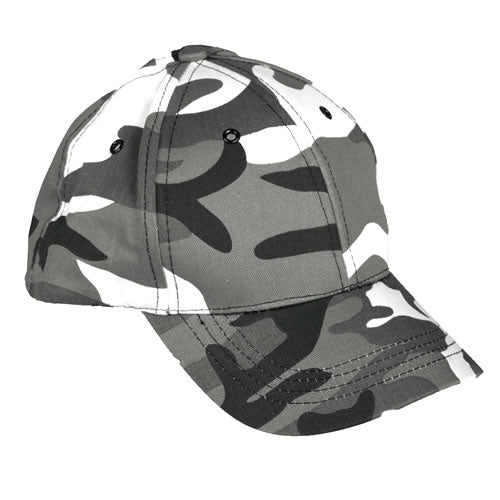 Gorra infantil tipo baseball METRO en camuflaje Urban, talla unica ajustable