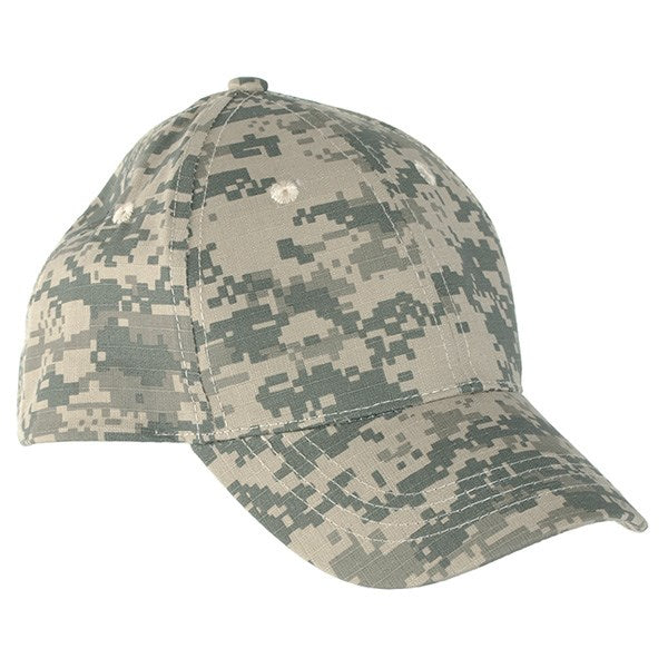 Gorra infantil baseball en camuflaje AT-DIGITAL / ACU DIGITAL, talla única ajustable con correa plástica trasera