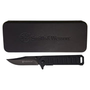 Navaja plegable Smith & Wesson modelo 1208873 en caja de regalo