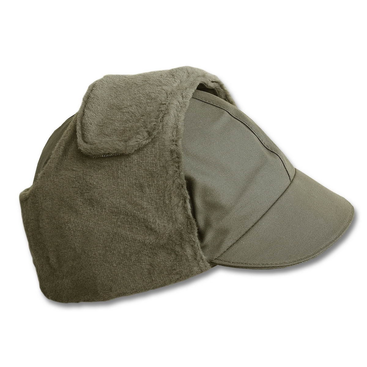 Gorro de invierno con visera BW verde, vista frontal del producto