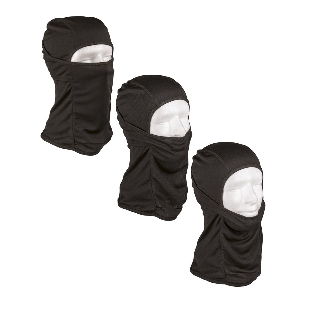Pasamontañas Flexi Tactical verde, vista frontal del producto