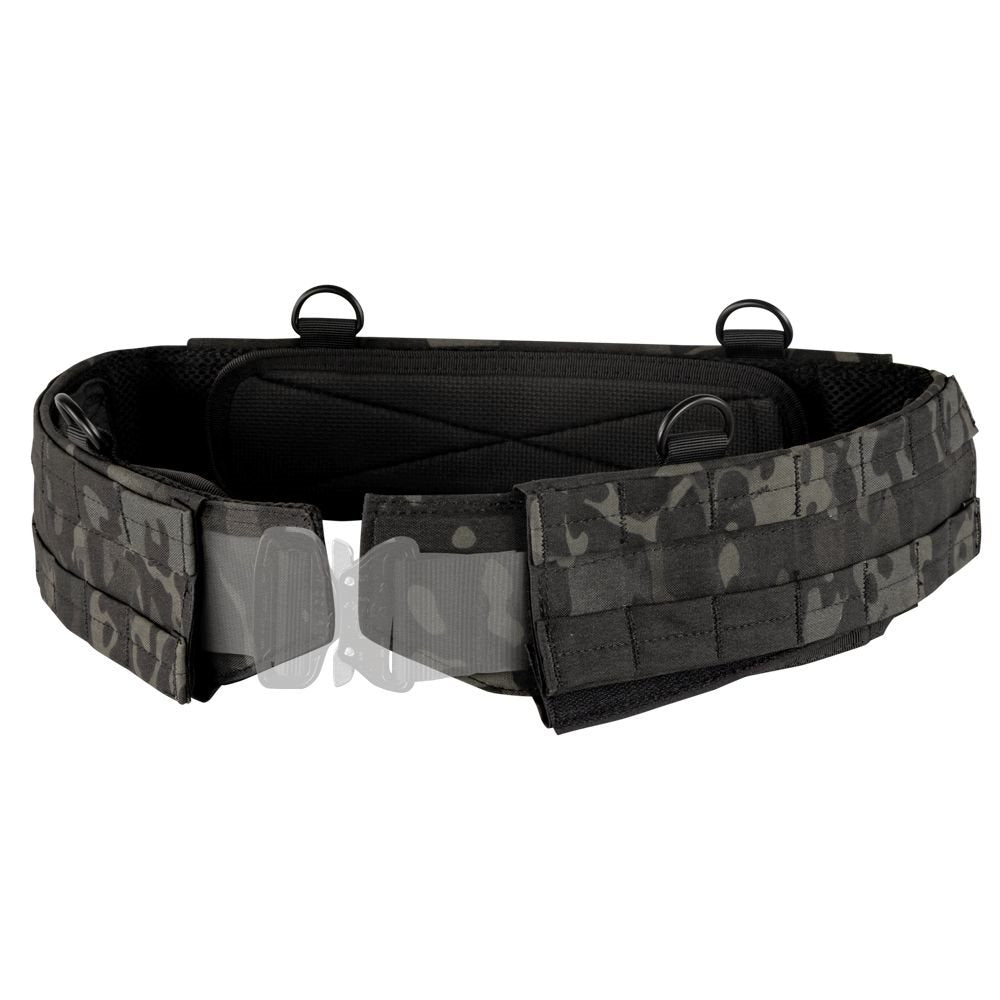 Cinturón de combate MOE estrecho Multicam con inserto antideslizante y filas MOLLE