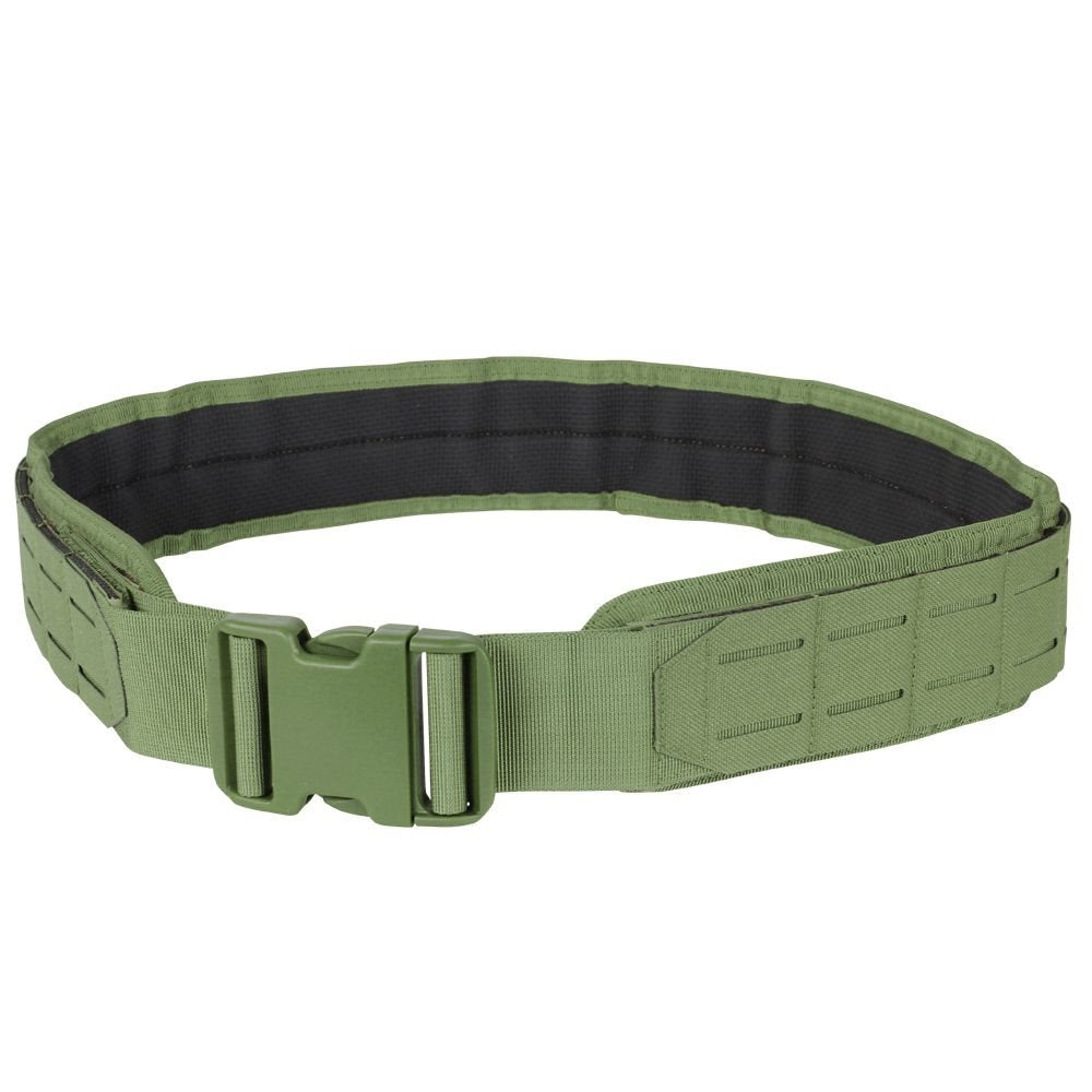 Cinturón táctico LCS verde CONDOR OUTDOOR, hebilla y tejido resistente