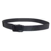 Cinturón EDC elástico negro con hebilla de aluminio anodizado