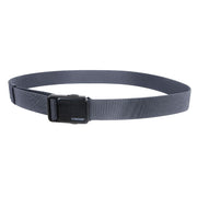 Cinturón EDC elástico gris con hebilla de aluminio anodizado