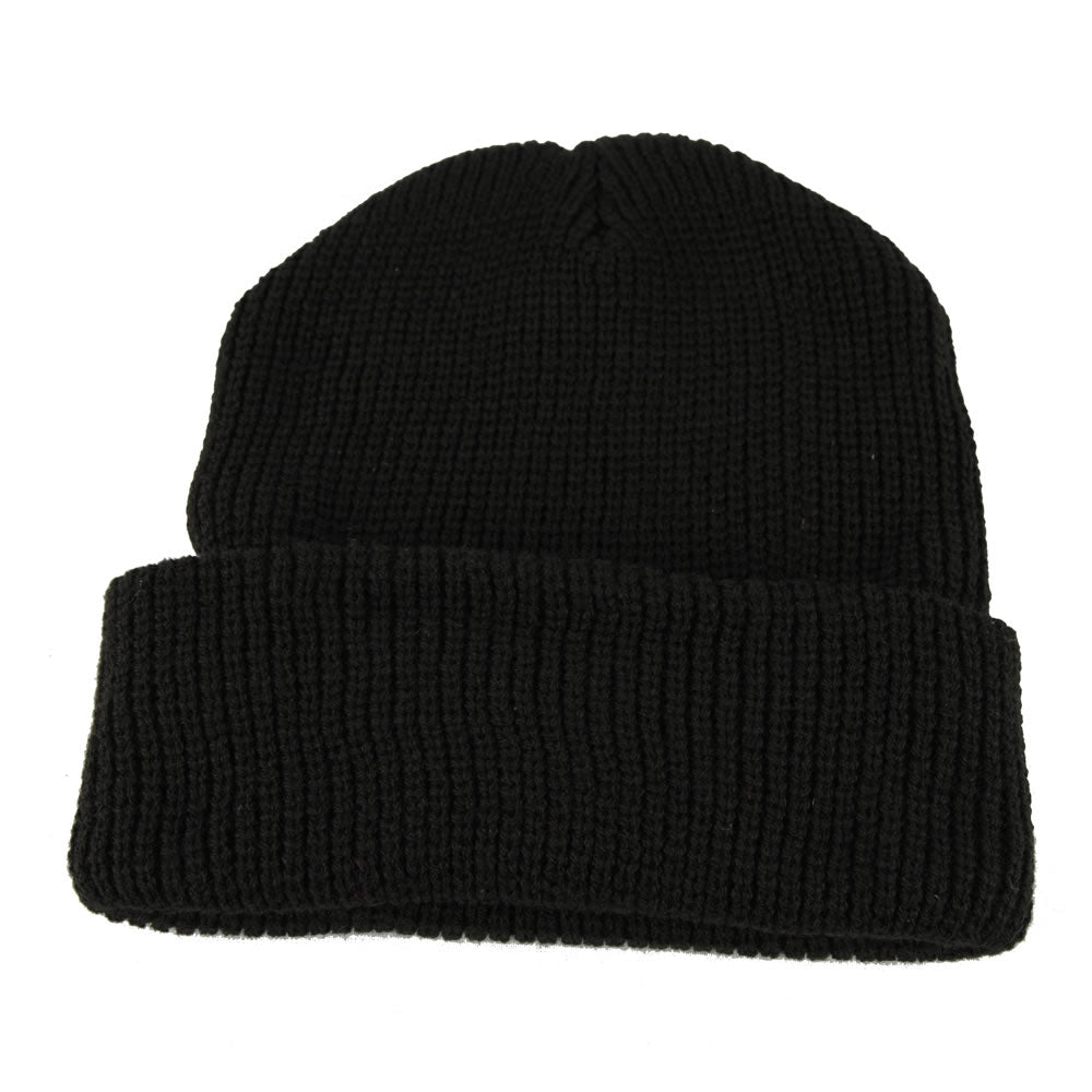 Gorro tejido poliacrílico verde, fotografía del producto