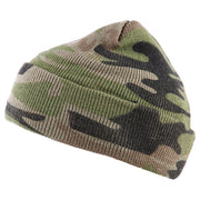 Gorro de punto fino camuflaje WOODLAND, talla única, diseño de invierno