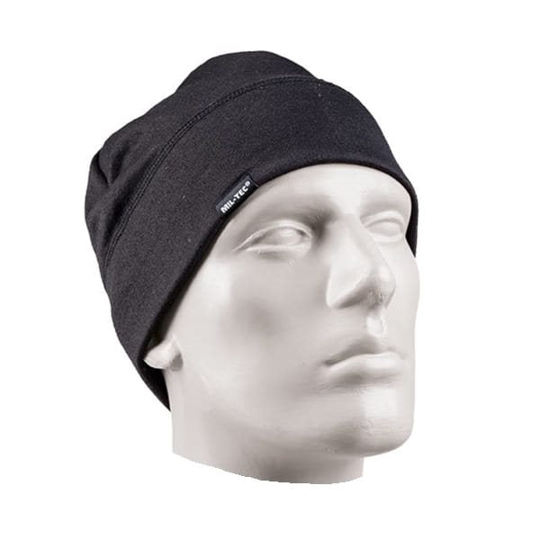 Gorro ARMY SOFT negro forrado con forro polar de poliéster, talla única